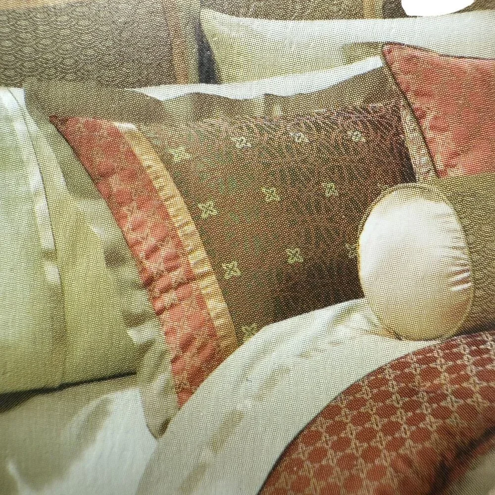Waterford Pillowcase Bogden Cinnabar One Standard Sham Satin Luxury NEW
